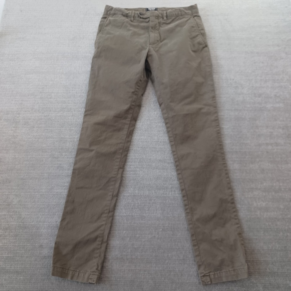 Todd Synder Chino Pants Men 30x32 Olive Green Slim Fit Tapered Leg Casual Preppy
